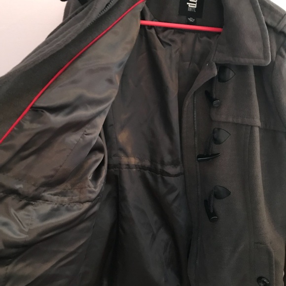 INTL d.e.t.a.i.l.s Grey Winter Coat - Picture 3 of 8